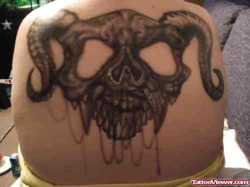 Back Body Devil Tattoo