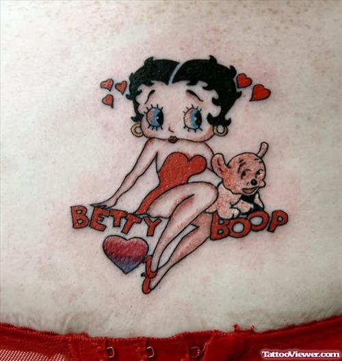 Betty Boop Devil Tattoo