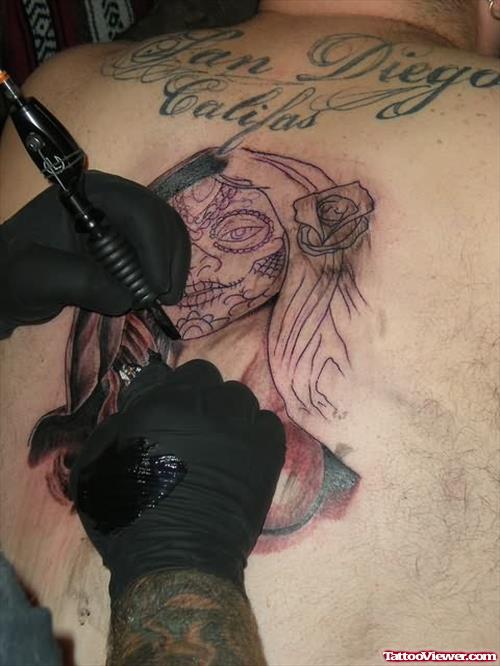 Dia De Los Muertos Tattoo Making