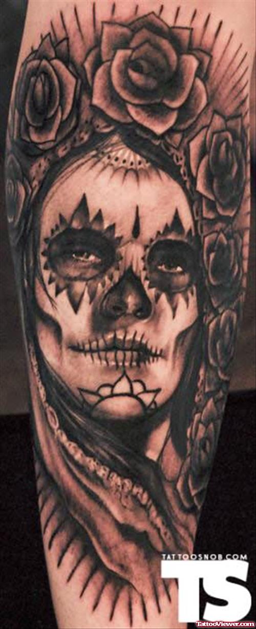 Dia De Los Muertos Ryan Tattoo