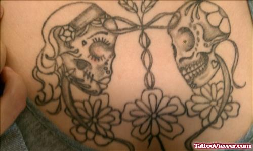 Dead Girl Dia De Los Muertos Tattoo