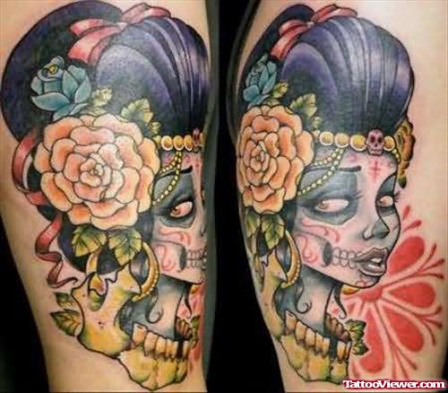 Dia De Los Muertos Gypsy Tattoo