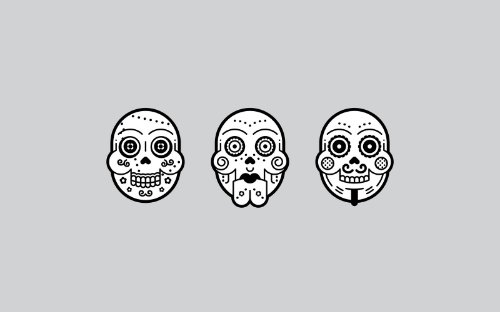 Day Of The Dead Tattoo Samples