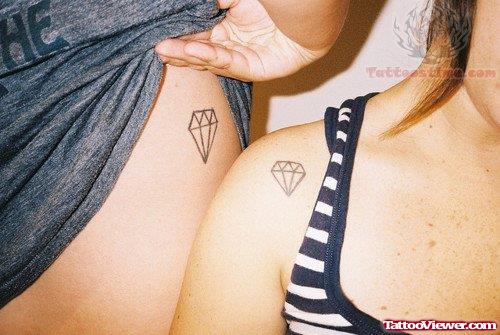 Couple Diamond Tattoo