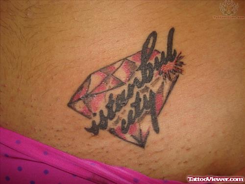Light Pink Diamond Tattoo