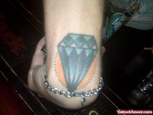 Beautiful Diamond Tattoo On Wrist