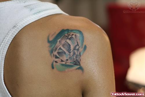 Diamond Back Shoulder Tattoo