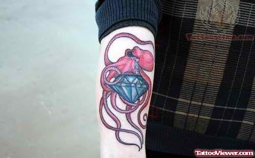 Octopus Diamond Tattoo