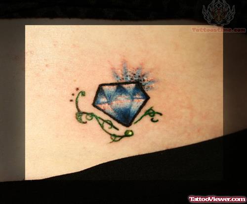 Sparkle Diamond Tattoo