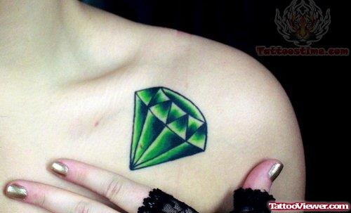 Green Diamond Tattoo