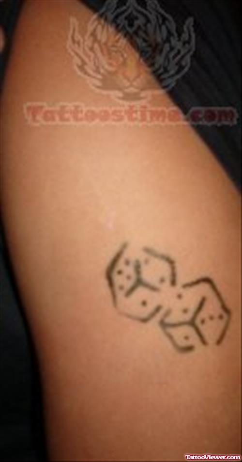 Dice Tattoos On Arm