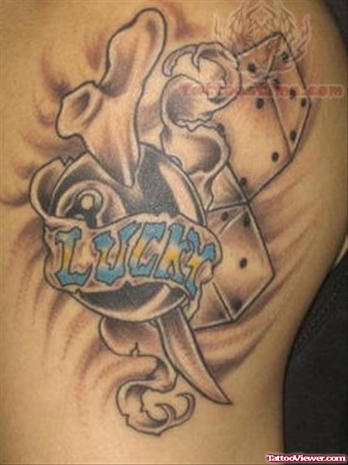 Lucky Dice Tattoos On Sleeve