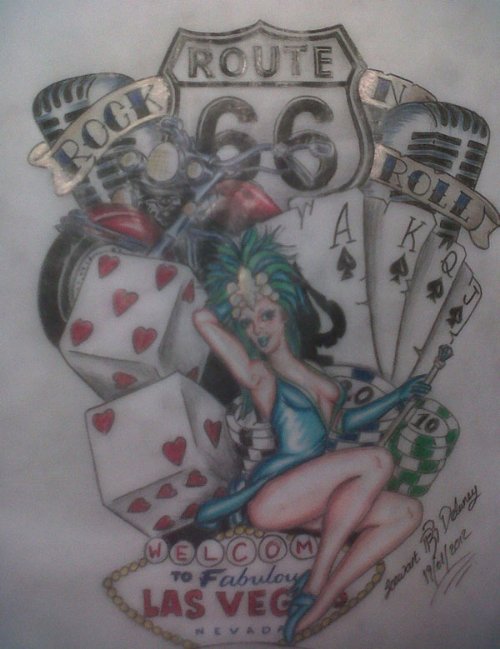 Gambling Dice Tattoos Designs