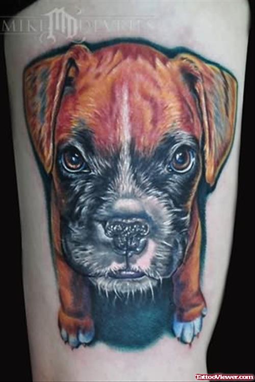 Dog Tattoo Large Image