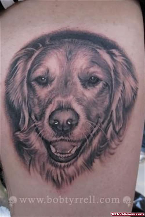 Dog Portrait Tattoo Art