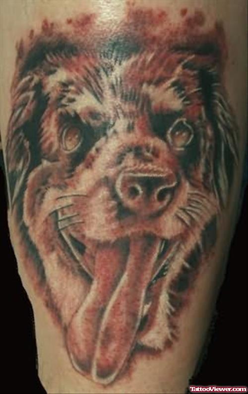 Creepiest Dog Tattoo