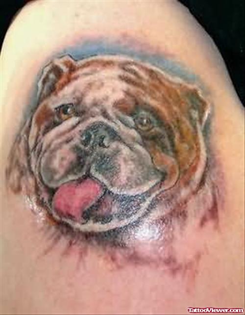 Elegant Dog Tattoo