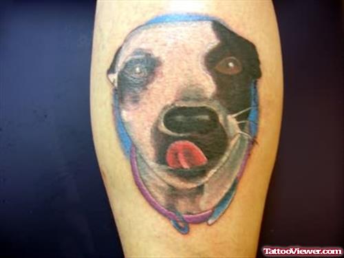 Dog Tattoo Black & White