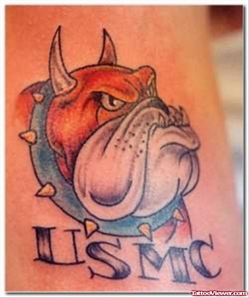 Bull Dog Tattoo Design