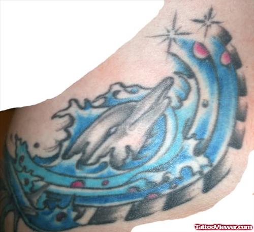 Amazing Dolphin Tattoo