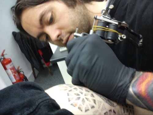 Dotwork Tattoo On Arm