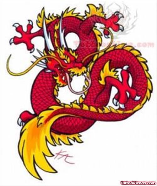 Red Dragon Tattoo