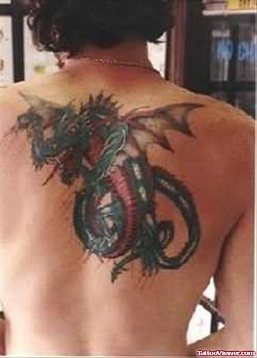 Terrific Angry Dragon Tattoo
