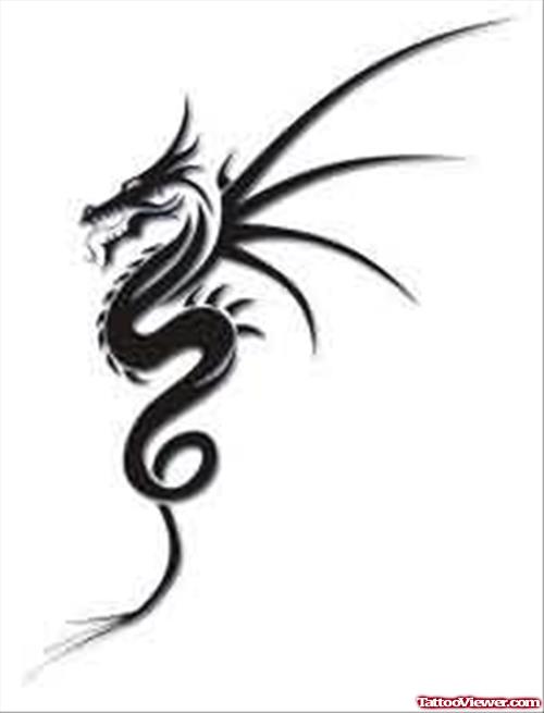 Jumping Dragon Tattoo
