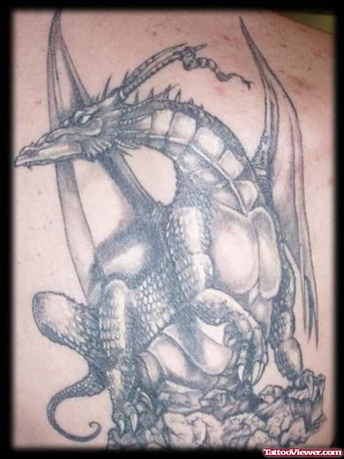 Dragon Scary Tattoo Design