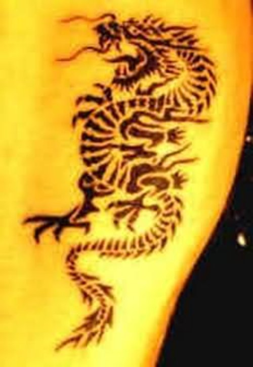 New Stylish Dragon Tattoo