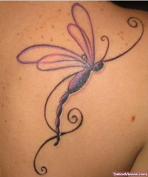 Graceful Dragonfly Tattoo