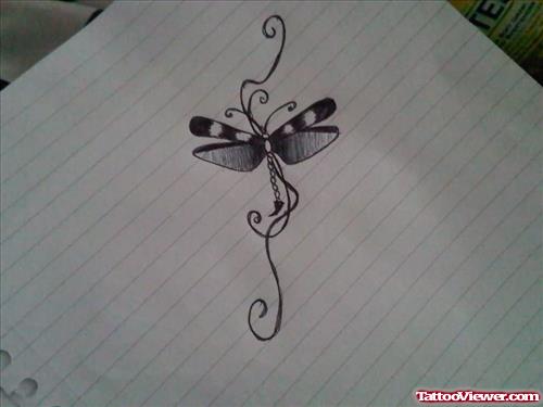 Dragonfly Tattoo Drawing