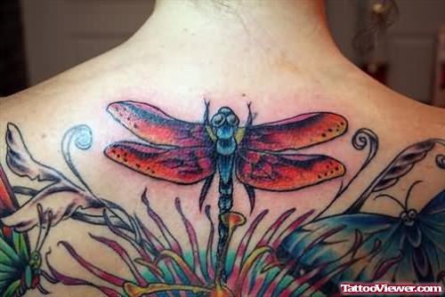 Dragonfly Tattoo Designs On Back