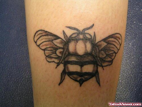 Dragonfly Black Ink Tattoo