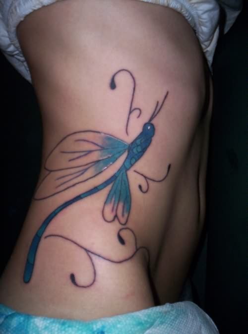 Female Dragonfly Tattoos
