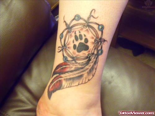 Dream Catcher Tattoo On Wrist