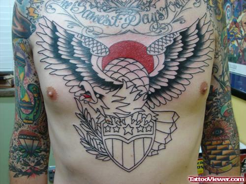 Will Chest Eagle Tattoo