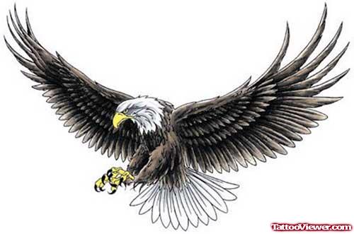 flying eagle tattoo