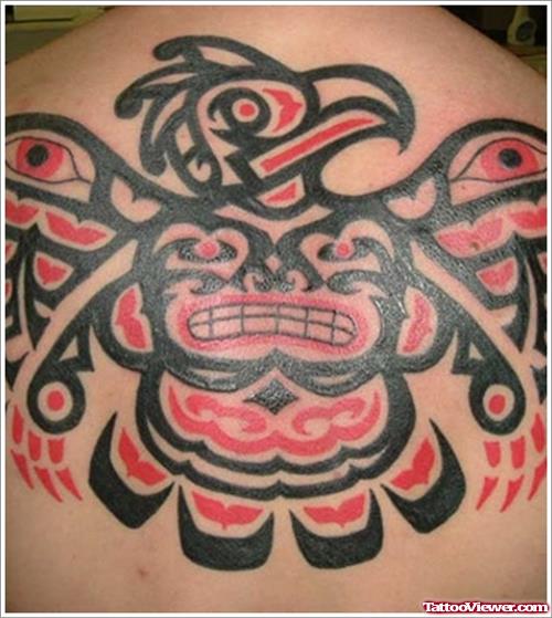 Traditional Aztec Eagle Tattoo