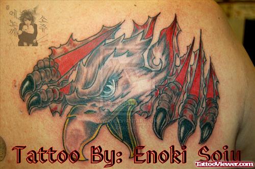 Skin Sipped Eagle Tattoo