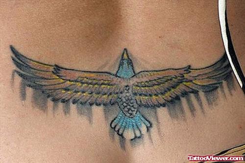 Lowerback Flying Eagle Tattoo