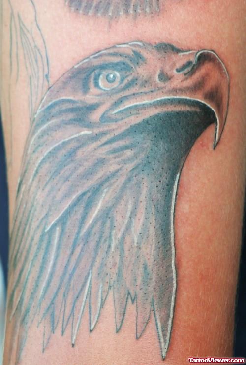 Amazing Eagle Head Tattoo
