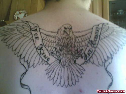 Eagle Upperback Tattoo
