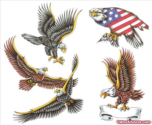 Eagle Tattoo Designs Samples