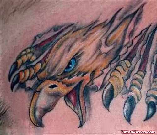 Eagle Paw Tattoo