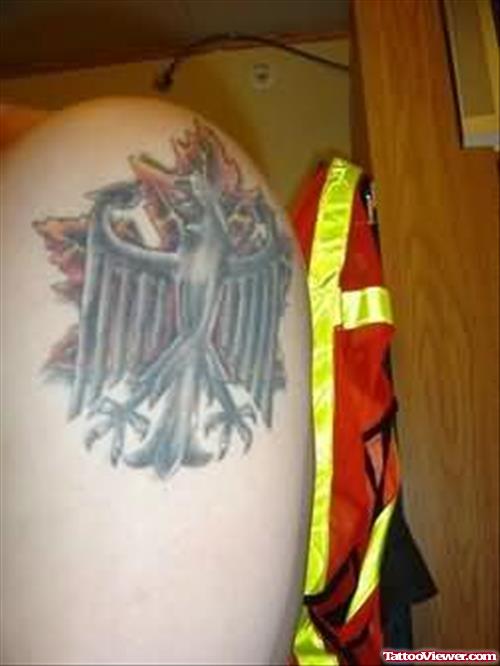 Awesome Eagle Tattoo On Shoulder