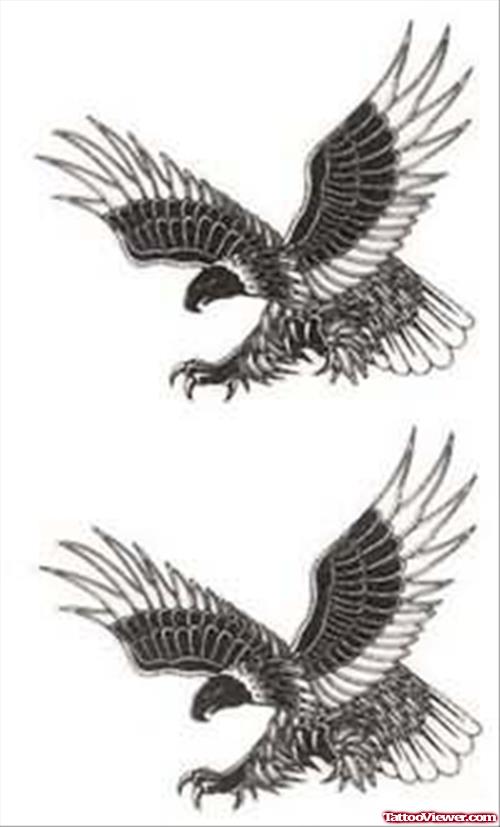 Flying Eagle Tattoo Designs