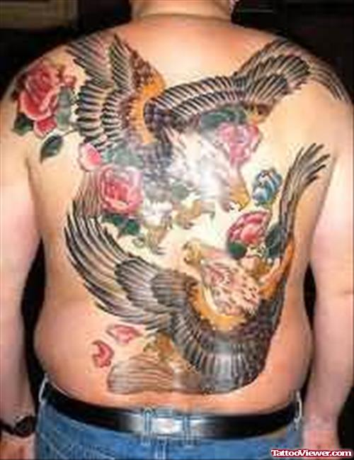 Eagle Tattoo For Back