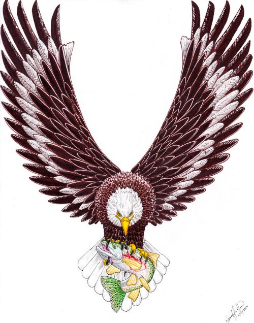 Awosome Eagle Tattoo