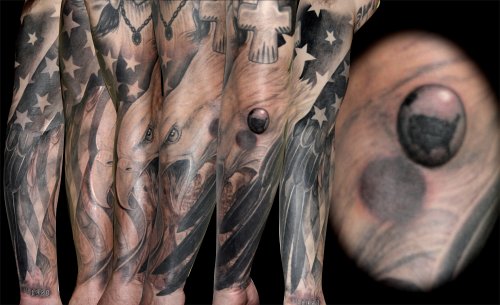 Sleeve Eagle Tattoo